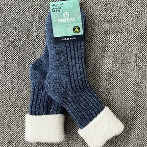 Comfy and soft lounge socks.